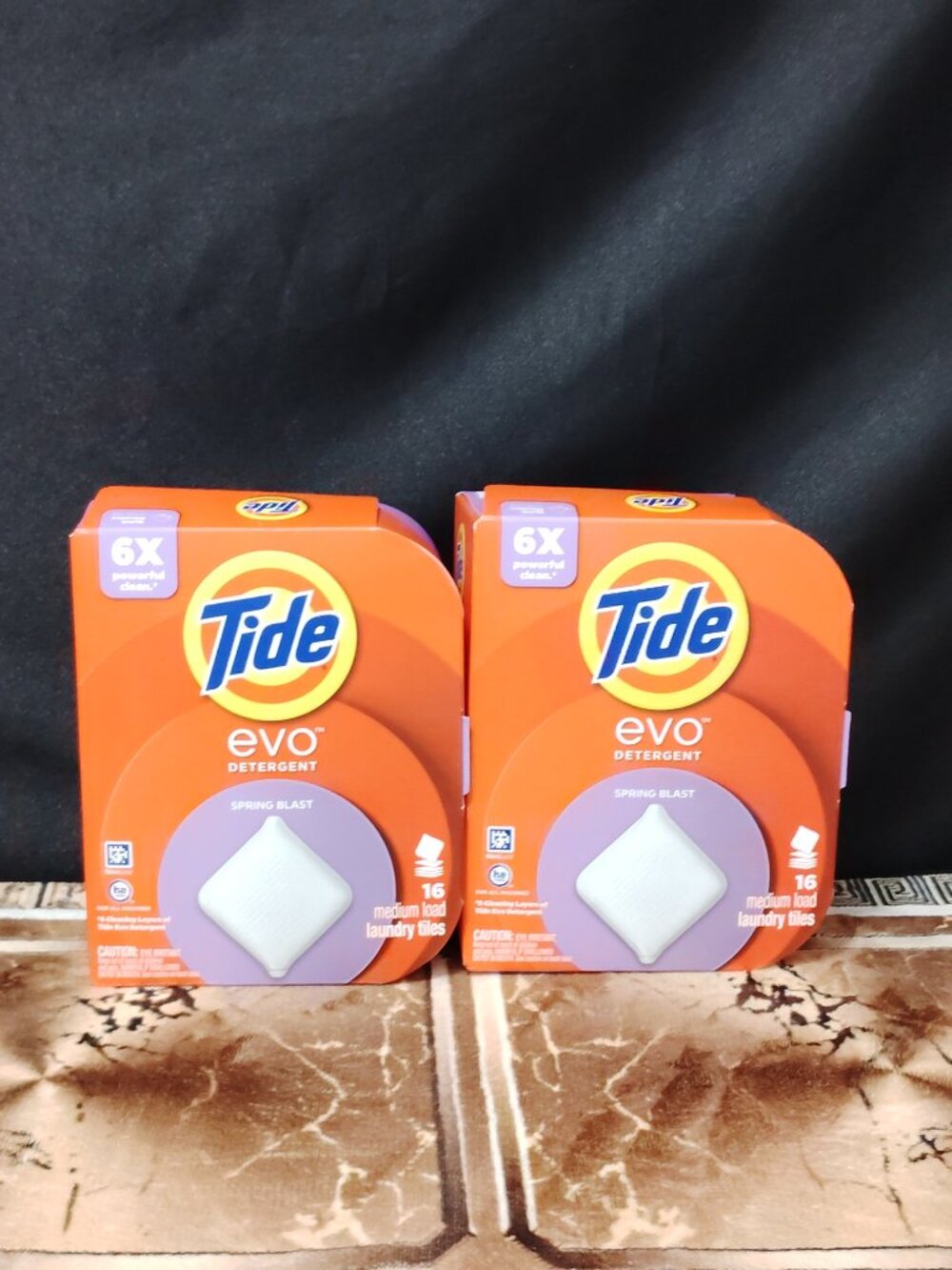 2 Tide Evo Spring Blast Laundry Detergent Tiles